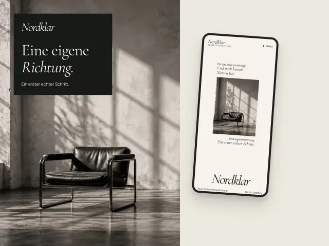 Website artwork for Nordklar